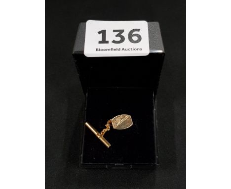 9 CARAT GOLD TIE TACK 