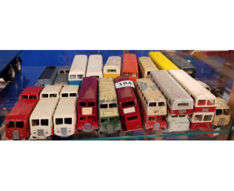 SHELF LOT OF VINTAGE DINKY MODELS 