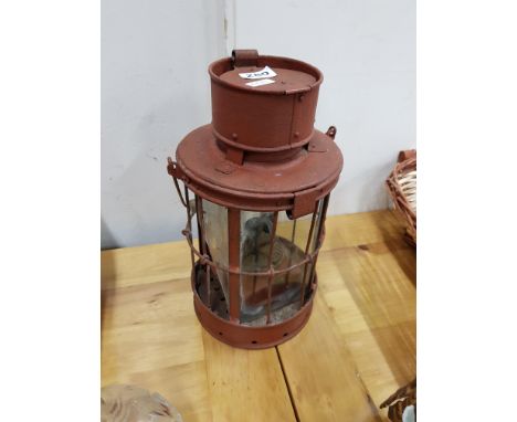 OLD RAILWAY LAMP 