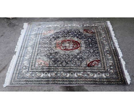 Punjab grey ground carpet,  215cm x 250cn .     .     