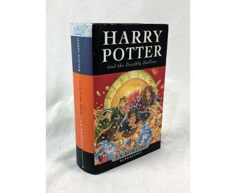 Harry Potter and the Deathly Hallows,&nbsp;First Edition, by J K Rowling, hard back. Estimate £20-30.
