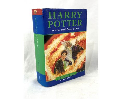 Harry Potter&nbsp;and the&nbsp;Half-Blood Prince,&nbsp;First Edition, by J K Rowling, hard back. Estimate £20-30.