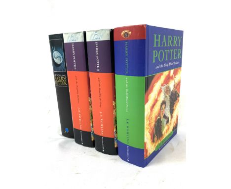 Three copies of Harry Potter and the Deathly Hallows,&nbsp;First Edition&nbsp;by JK Rowling, hard back, one without dust jack