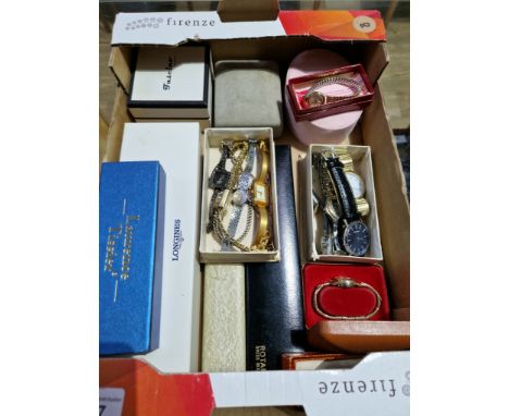 A collection of wintage watches &amp; boxes to include mechanical, gold plate &amp; Timex etc.