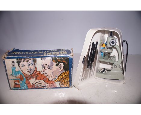 Early Regent student microscope 