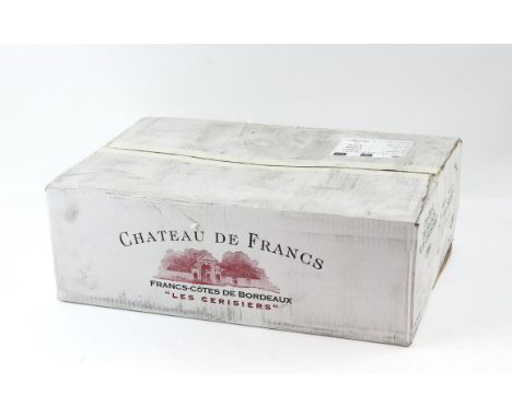 Twelve bottles of Chateau De Frances Les Cerisiers 2009 vintage red wineCondition Report:  Has previously been cellared at ED