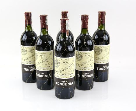 Six Bottles Rioja Vina Tondonia 1991 vintage red wine 