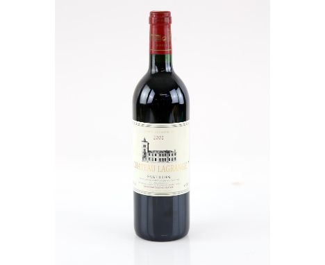 One bottle of Chateau Lagrange 2002 vintage red wine 