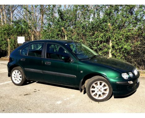 YT52 MYS (2002) Rover 25 1.4 (Petrol) Spirit, 5-Door Hatchback in Metallic Green, MOT expires December 2017, 54k Miles, Full 