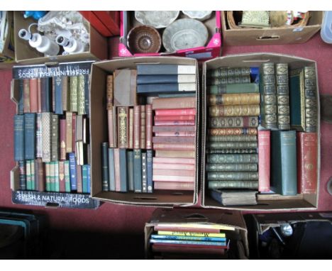 Books- Byron, Pepys, Browning, Jane Austen and Many Others, gilt tooled covers noticed:- Three Boxes