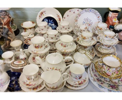 A Copeland Spode Summer Blossom part tea service, for four, printed marks;&nbsp; another, Standard China;&nbsp; a&nbsp; Colcl