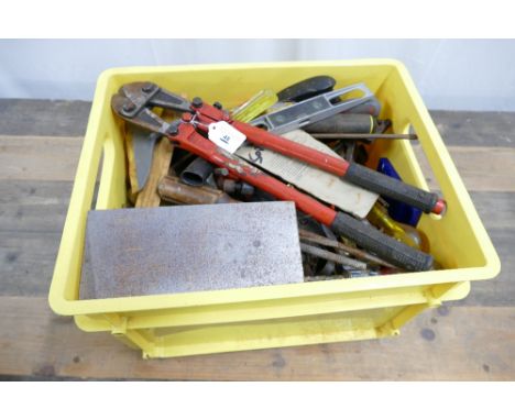 Collection of tools which includes hammers, screwdrivers, pliers etc.