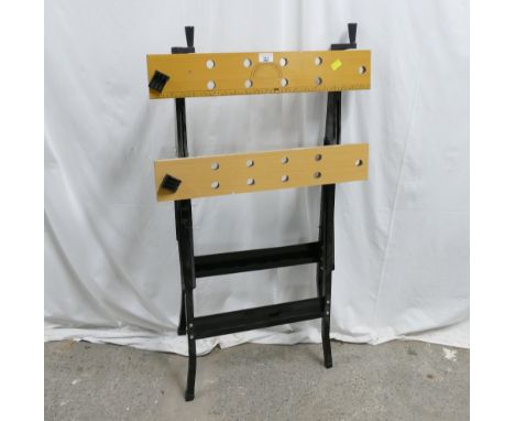 Light weight folding work bench.