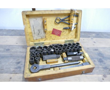 Vintage Starett Tools socket set.