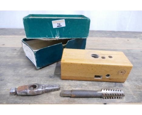 Vintage wooden thread maker.