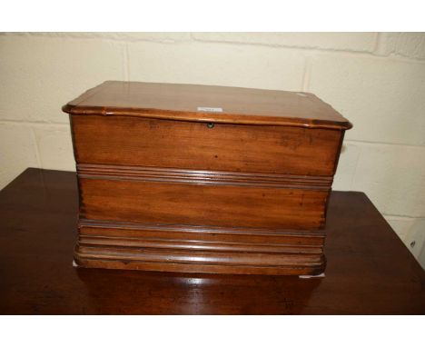 VINTAGE HARDWOOD CABINET FOR A SEWING MACHINE