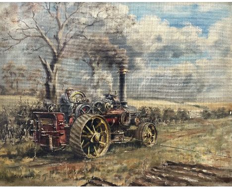 Colin Verity (British 1924-2011): The Traction Engine, oil on board signed 60cm x 75cmDimensions: Height:&nbsp;97cm&nbsp; Len
