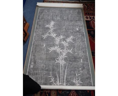 A LARGE CHINESE SCROLL
