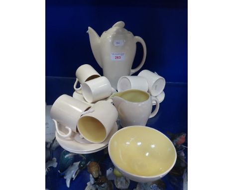 AN ART DECO SUSIE COOPER COFFEE SET
