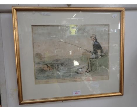 JOHN 'HB' DOYLE 'FISHING IN TROUBLED WATERS. OR HOW TO HOLD OUT A BAIT' (Daniel O'Connell; Charles Grey, Second Earl Grey) pu
