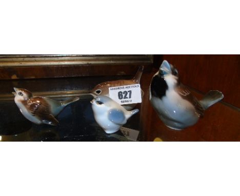 A Collection of Four Goebel/Hummel Bird Figures.