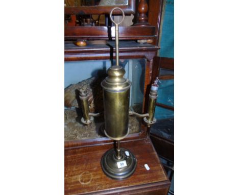 An Early 20th Century Brass Lamp.