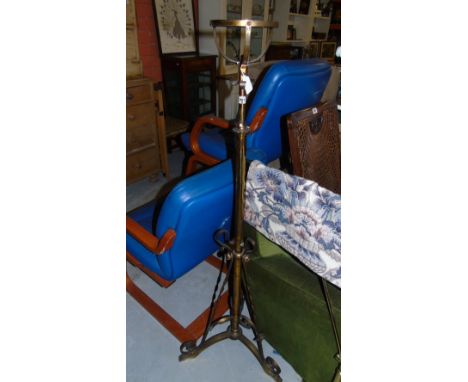 A Brass Standard Lamp.