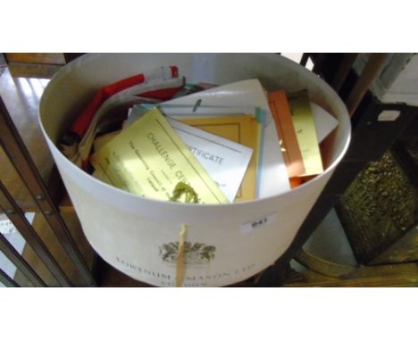 A Quantity of 'Siamese Cat Club of Ireland' Winning Ribbons, Cups etc.