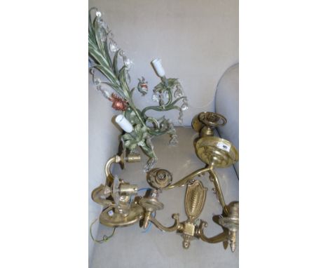 A Collection of Light Fittings & Wall Sconces.