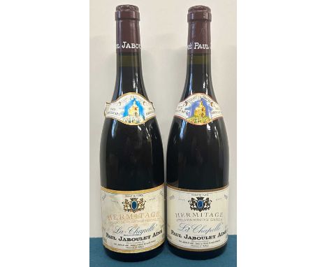 2 Bottles Hermitage ‘La Chapelle’ Domaine Jaboulet Aine 2 Bottles Hermitage ‘La Chapelle’ Domaine Jaboulet Aine consisting of