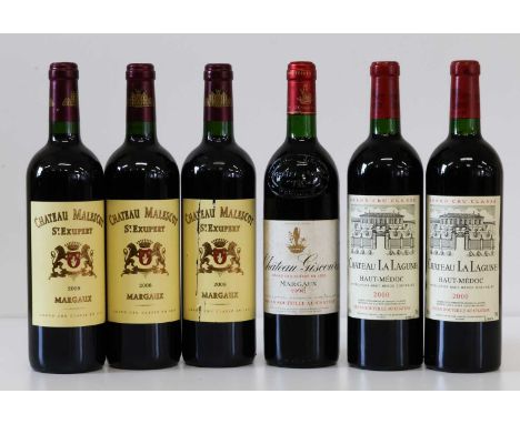 6 Bottles Mixed Lot of Grand Cru Classe Margaux 6 Bottles Mixed Lot of Grand Cru Classe Margaux comprising: 1 bottle Chateau 