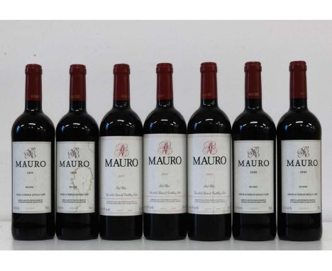 7 Bottles Lot Mixed Vintages Bodegas Mauro ‘Mauro’ Vino Tinto de Castilla y Leon 7 Bottles Lot Mixed Vintages Bodegas Mauro ‘