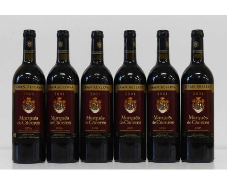 6 Bottles Rioja Marques de Caceres Vintage 2001 6 Bottles Rioja Marques de Caceres Vintage 2001.