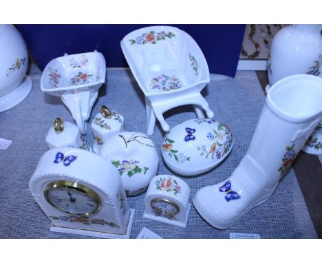 A selection of assorted Aynsley ware ceramic items 