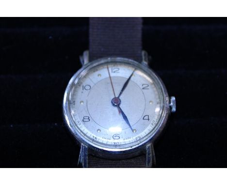 A vintage military style wrist watch in working order 