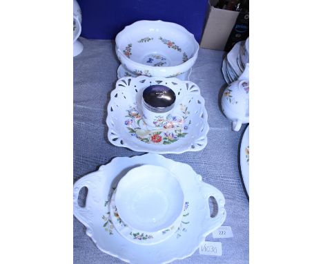 A selection of assorted Aynsley ware ceramic items 