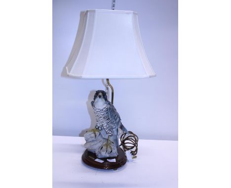 A E.Farina eagle form lamp base and shade. Shipping unavailable 