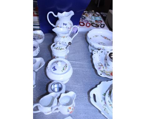 A selection of assorted Aynsley ware ceramic items 
