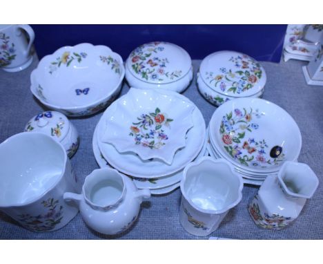A selection of assorted Aynsley ware ceramic items. Shipping unavailable 