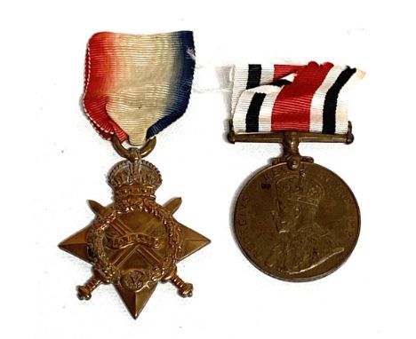 WWI 1914-15 Star awarded to 16053 PTE. A. J. Parchment. Essex R.; together with a Special Constabulary Long Service medal (2)