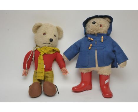 Vintage Paddington and Rupert bears