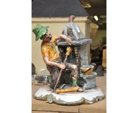 A Capodimonte model of a chimney sweep