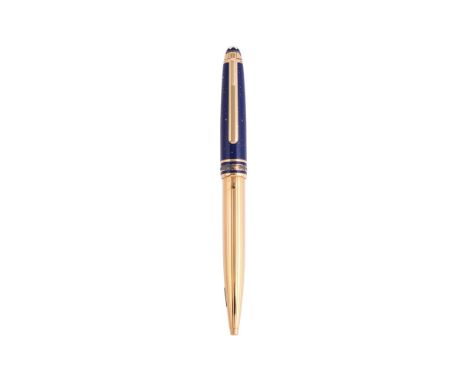 MONTBLANC, MEISTERSTÜCK, RAMSES II, 20164 A SPECIAL EDITION BALLPOINT PEN, NO. GK100210, CIRCA 1995Cap and Barrel: lapis lazu