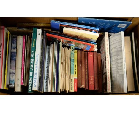 A selection of hardback and other books, titles including: Wordsworth’s Guide to the Lakes; Exploring the Lakeland Fells, by 