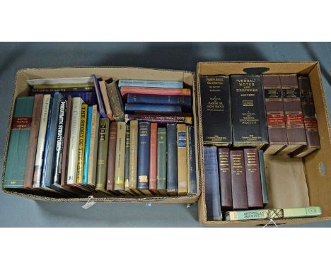 A selection of hardback books, primarily relating to engineering, titles including: Engineering Metrology, by Kenneth John Hu