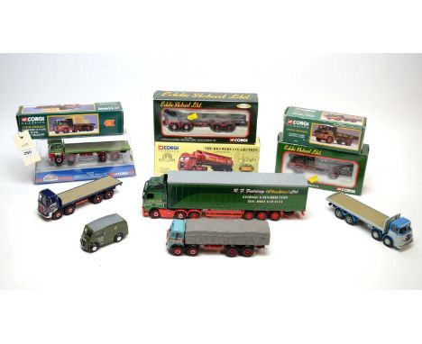 A selection of Corgi Eddie Stobart Ltd diecast models, including: Corgi Classics Eddie Stobart Bedford S Type, in box; and ot