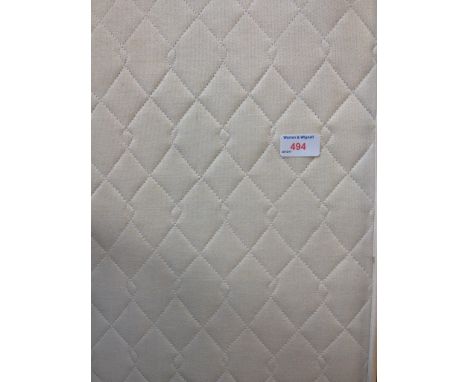 A LIGHT CREAM DOUBLE BED BASE
