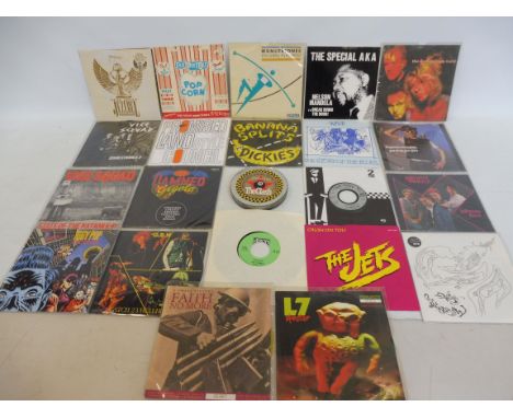 A selection of Punk and Post-Punk singles including the Sex Pistols, The Dickies, Vice Squad, GBH etc. plus a Clash limited e