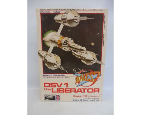 Blake Seven - DSV1 Liberator plastic model kit, appears in excellent condition.