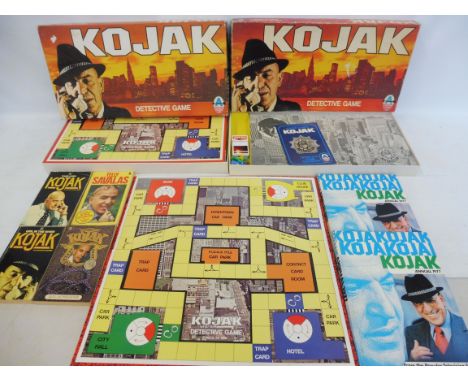 Kojak - annuals, books and two games by Arrow Games.